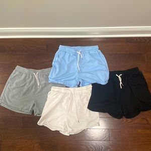 SHEIN Drawstring Waist Track Shorts